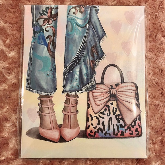 SOLD New Sealed Fashion Canvas Wall Art Small - Picture 1 of 3